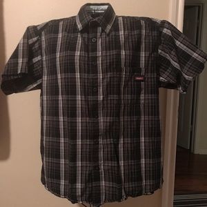 Dickies Plaid Button Down Shirt
